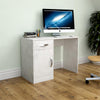 Hudson Compter Desk 1 Drawer 1 Door Laptop PC Table Home Office Workstation