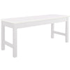Contemporary Wood Pine Bench 2 Seat Chair Stool for Dining Table Side Furniture