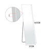 WallMount Floor Mirror Dressing Makeup Bedroom Mirror Tilting Full-length Mirror