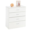 Modern Chest of Drawers Bedside Table Cabinet 4 Drawer Bedroom Storage Wood UK
