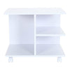Rolling Printer CPU Cart Stand Open Shelves Storage Cabinet Utility Home Office