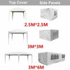 3x3m 3x6m Pop Up Gazebo Waterproof Garden Marquee Tent Canopy Heavy Duty W/Sides