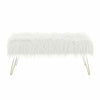 Deluxe Long Plush Fluffy Seating Pouffe Stool Makeup Table Chair Bench Footstool