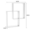 Floating Wall Cube Shelves Set of Cross Cubes Hanging Storages Display Shelving