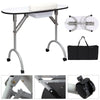 New Portable Foldable Mobile Manicure Nail Art Table Beauty Salon Desk Carry Bag