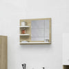 Bathroom Mirror Chipboard Cosmetic Mirror Washroom Glass Multi Colours vidaXL