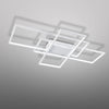 Large White Rectangle Ceiling Light LED Chandelier Lights Living Dining Room