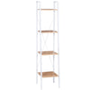 4-Tier Storage Rack Bookcase Display Stand Ladder Shelf Free Standing