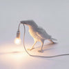 Lucky Bird Table Lamps Resin Crow Desk Lamp Bedroom Wall Sconce Light & UK PLUG