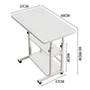 Adjustable Mobile Laptop Table Notebook Desk Sofa Bed Tray Computer StorageShelf