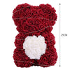 LED FOAM ROSE BEAR ARTIFICIAL FLOWER ROSE TEDDY BEAR DOLL FADDISH LOVE GIFT BOX