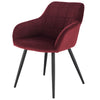 1/2/4x Dining Chair Velvet Padded Chair Kitchen Restaurant Lounge Living Room