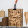 Industrial Shoe Cabinet Rustic Cupboard Unit Vintage Tall Hall Storage Shelves