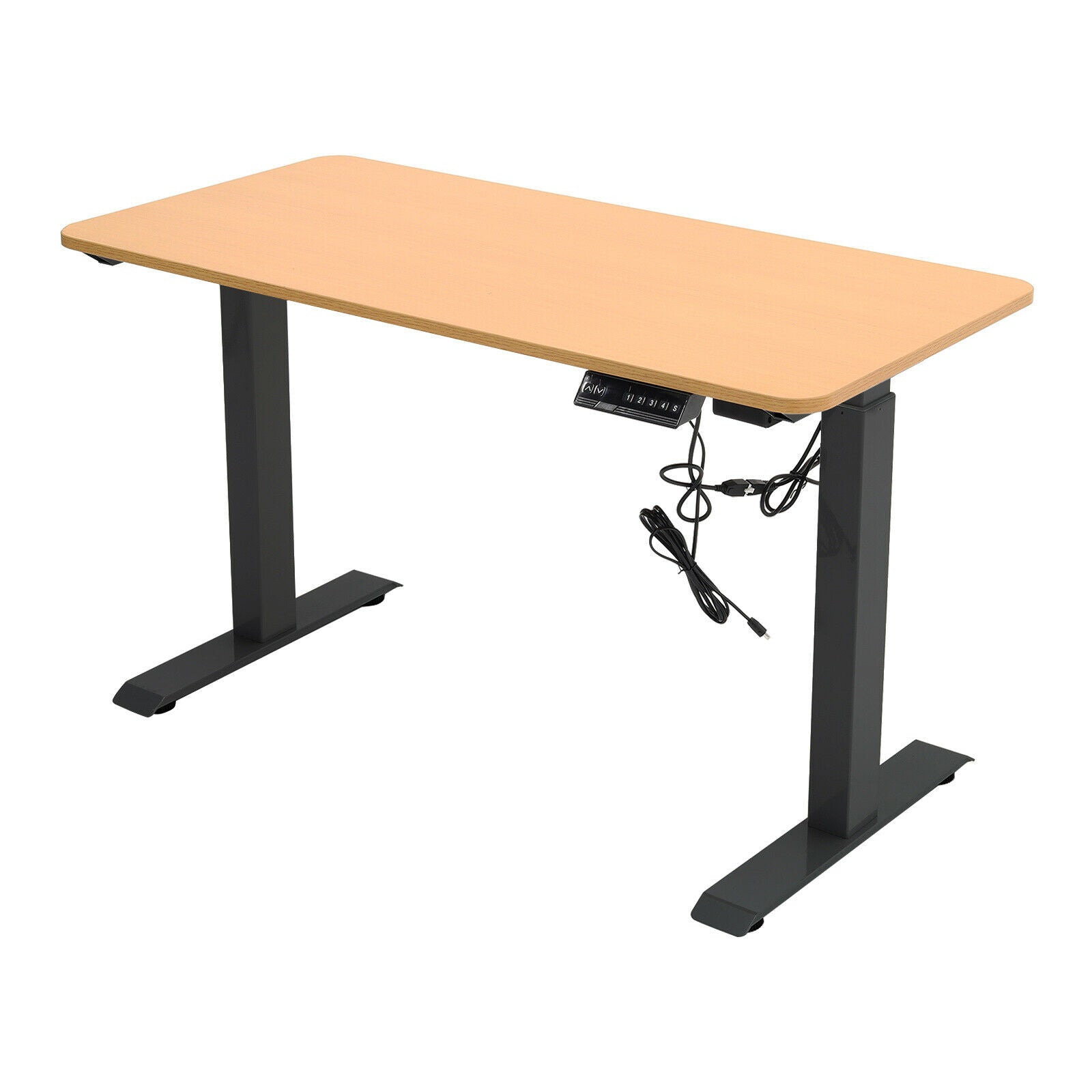 Electric Standing Desk Motor Height Adjustable Sit Stand Workstation Frame/Top