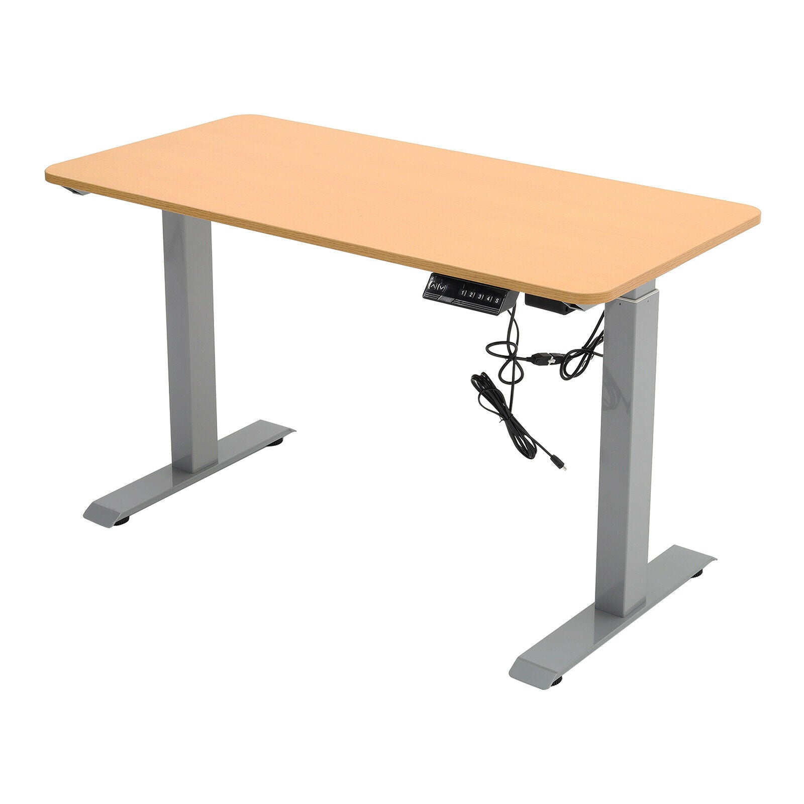 Electric Standing Desk Motor Height Adjustable Sit Stand Workstation Frame/Top