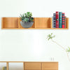 Floating Corner Shelf Wall Mounted Bookshelf Storage Display Unit Shelving Wood