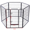Large 6/8Panel Pet Dog Cat Playpen Tent Heavy Duty Fence Kennel Cage Crate Fence