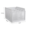 Detachable Wardrobe Drawer Cabinet Organizer Stackable Clothes Storage Box White