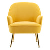 Occasional Velvet Nordic Armchair Tub Chair Wing Back Single Seat Sofa Fireside
