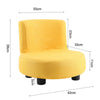 Linen Kids Sofa Mini Sofa Low Stool Game Reading Play Children Chair Back Seat