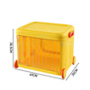 Folding Toys Storage Box on Wheels Lid Container Large Kids Children Play Box UK