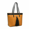 Ladies Tote Handle Handbag Faux Leather Tassel Stunning Women Shoulder Bag
