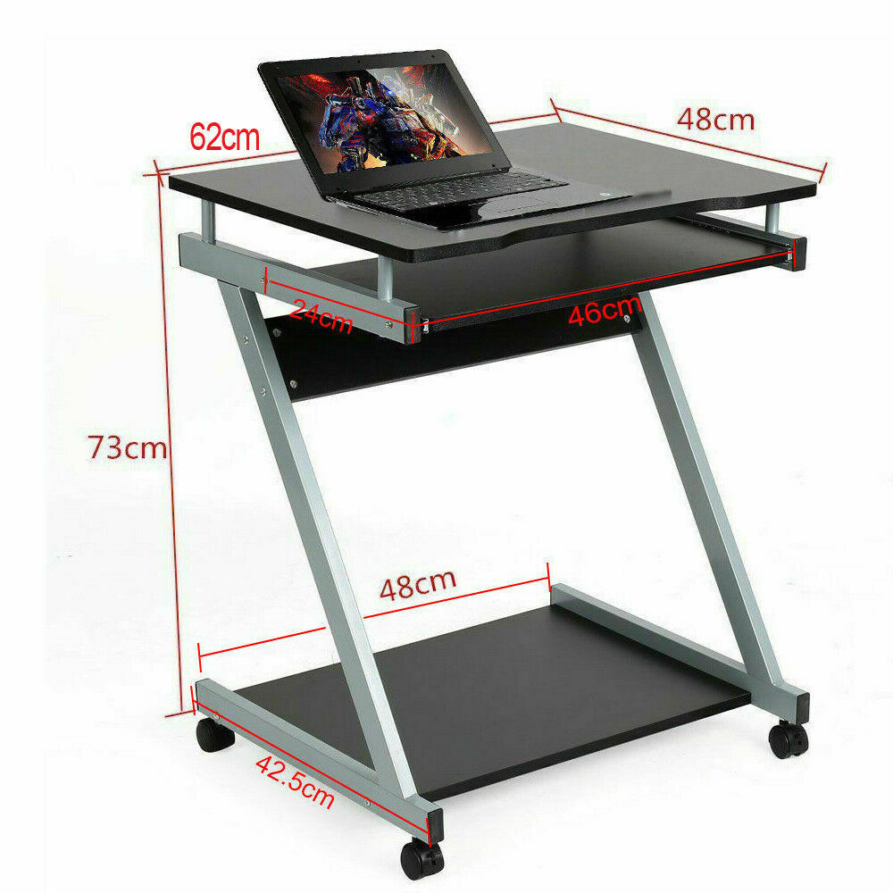 L-Shaped Computer Corner Desk PC Table Workstation Home Office Study Furniture