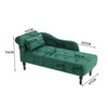 Chesterfield Tufted Chaise Longue 2 Seater Lounge Sofa Bed Accent Bed End Chair