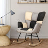 Wing Back Rocking Chair Tufted Upholstered Velvet Accent Nursery Rocker Chairs