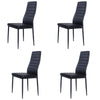 Restaurant Kitchen Seat Side Chair Velvet PU Leather Cushion Padded Dining Chair