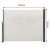 Retractable Side Awning Patio Garden Windbreaker Privacy Screen Fence Sunshade