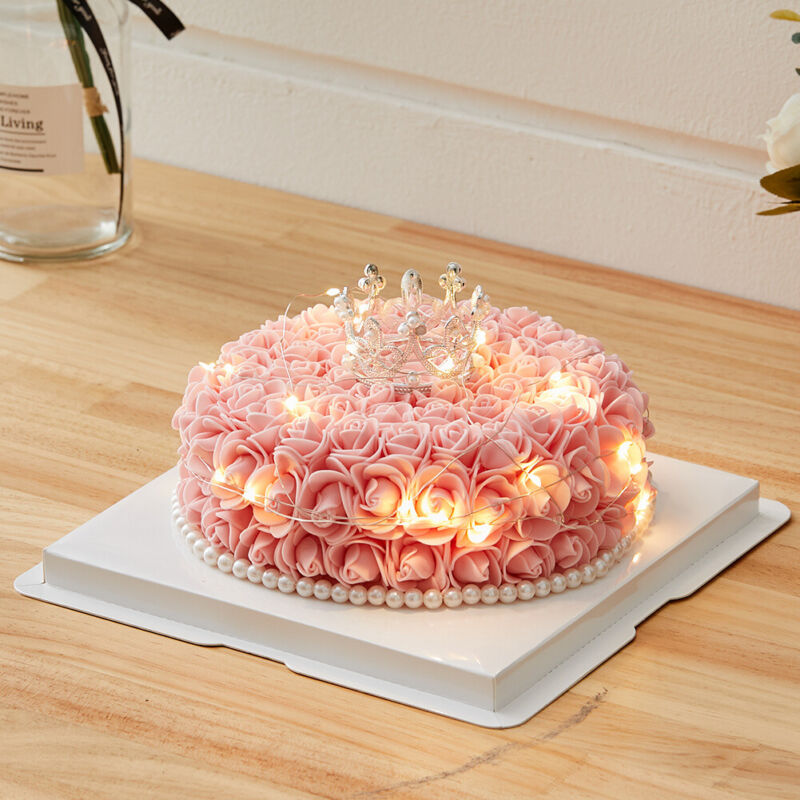 LED FOAM ROSE BEAR ARTIFICIAL FLOWER ROSE TEDDY BEAR DOLL FADDISH LOVE GIFT BOX