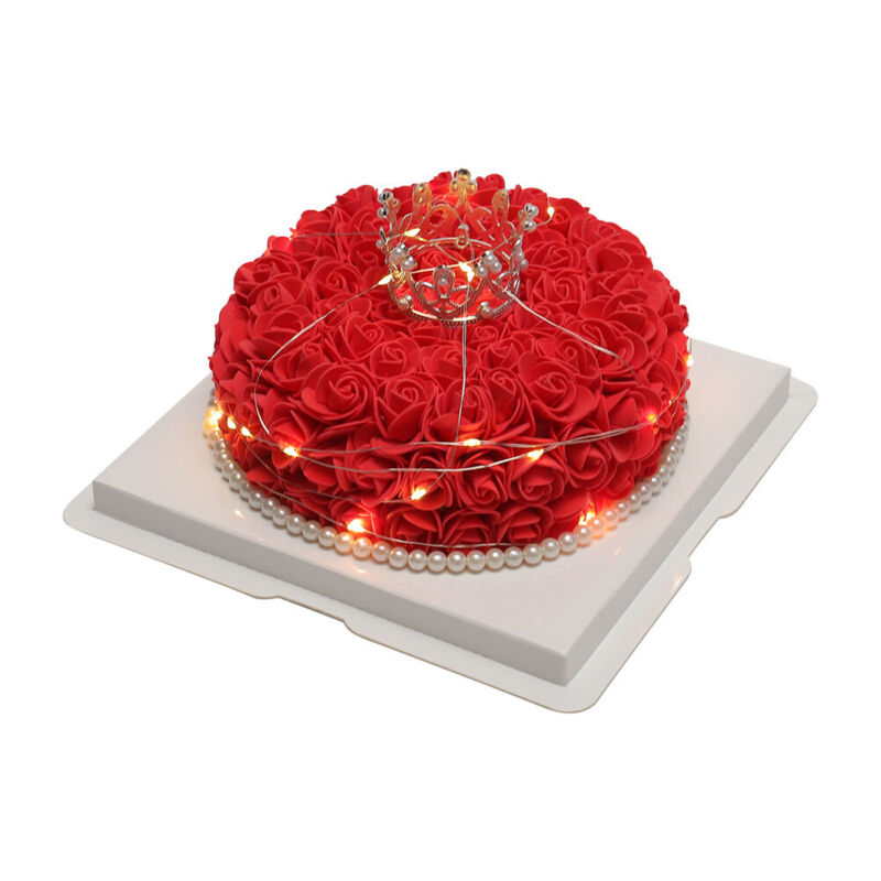 LED FOAM ROSE BEAR ARTIFICIAL FLOWER ROSE TEDDY BEAR DOLL FADDISH LOVE GIFT BOX