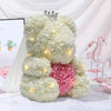 LED FOAM ROSE BEAR ARTIFICIAL FLOWER ROSE TEDDY BEAR DOLL FADDISH LOVE GIFT BOX