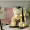 LED FOAM ROSE BEAR ARTIFICIAL FLOWER ROSE TEDDY BEAR DOLL FADDISH LOVE GIFT BOX