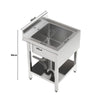 Stainless Steel Commercial Kitchen Sink Catering Sink Single Double Bowl Drainer