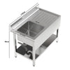 Stainless Steel Commercial Kitchen Sink Catering Sink Single Double Bowl Drainer