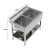 Stainless Steel Commercial Kitchen Sink Catering Sink Single Double Bowl Drainer