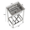 Stainless Steel Catering Sink Commercial Kitchen Restaurant Single/Double Bowl