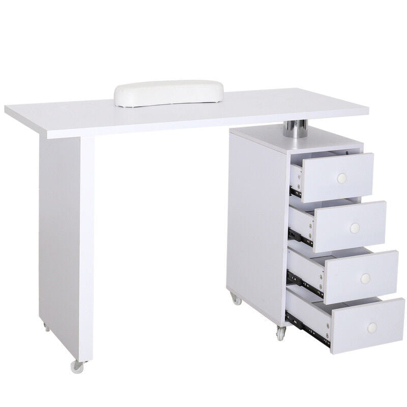 Professional Manicure Table Nail Beauty Salon Station Technician Storage Desk UK