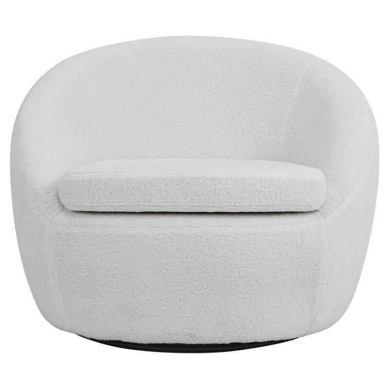 Teddy Velvet Swivel Cuddle Chairs Soft Rotating Tub Armchair Living Room Bedroom