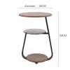 Round Tempered Glass Coffee Table Sofa Side End Table Living Room Home Furniture