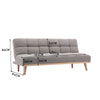 Upholstered 3 Seater Small Sofa Bed Settee Couch Recliner Sofabed Sleeper Beds