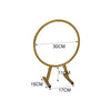 30cm-2M Golden Wedding Round Arch Frame Circle Base Backdrop Moongate Frameworks