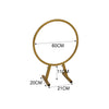 30cm-2M Golden Wedding Round Arch Frame Circle Base Backdrop Moongate Frameworks