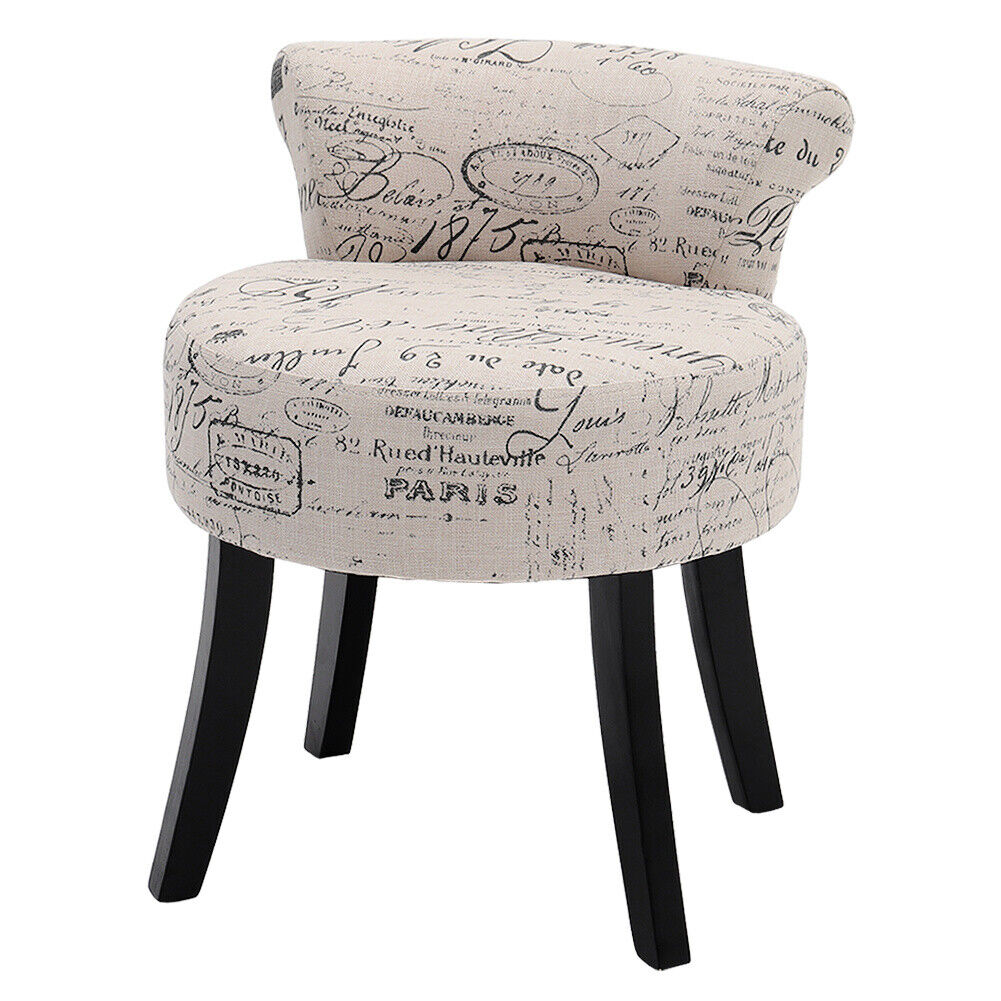 Bedroom Living Room Dressing Table Stool Vanity Padded Makeup Chair Piano Seat