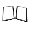 Set of 2 Industrial Metal Steel Box Shape Table Legs Dining/Bench/Office/Desk UK