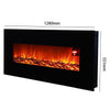 30" 34" 50" Electric Fire Suite White Mantel/Surround LED Flame Fireplace Heater