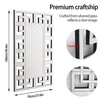 Frameless Wall Decorative Mirror Silver Polished Mirrors for Wall Decorating Art