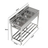 Stainless Steel Commercial Kitchen Sink Catering Sink Single Double Bowl Drainer